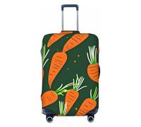 NBAGHPQ Happy Carrot Print Double Sided Elastic Protection Universal Suitcase Cover Unique Luggage Protector