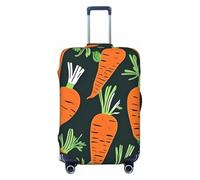 NBAGHPQ Happy Carrot Seamless Pattern Print Double Sided Elastic Protection Universal Suitcase Cover Unique Luggage Protector