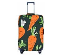 NBAGHPQ Happy Carrot Seamless Pattern Print Universal Stylish Suitcase Cover Elastic Washable Anti Scratch Luggage Protector