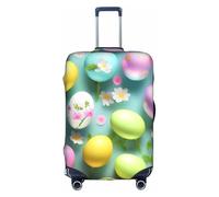 NBAGHPQ Happy Easter Holiday Print Universal Stylish Suitcase Cover Elastic Washable Anti Scratch Luggage Protector