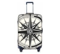 NBAGHPQ Law of The Compass Navigation 1 Print Universal Stylish Suitcase Cover Elastic Washable Anti Scratch Luggage Protector