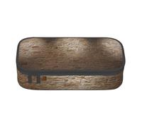 NBAGHPQ Lights Hit The Brick Wall Print Functionality Large Storage Pencil Case Stationery Organizer Teens Students Adults