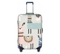 NBAGHPQ Llama Cactus Print Universal Stylish Suitcase Cover Elastic Washable Anti Scratch Luggage Protector