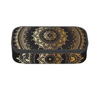 NBAGHPQ Mandala Print Functionality Large Storage Pencil Case Stationery Organizer Teens Students Adults