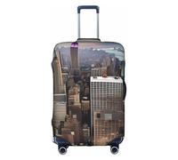 NBAGHPQ New York Fashion City Print Universal Stylish Suitcase Cover Elastic Washable Anti Scratch Luggage Protector