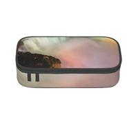 NBAGHPQ Niagara Falls Print Functionality Large Storage Pencil Case Stationery Organizer Teens Students Adults