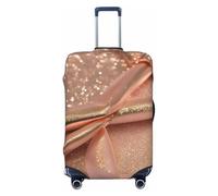 NBAGHPQ Rose Gold Glitter Print Double Sided Elastic Protection Universal Suitcase Cover Unique Luggage Protector