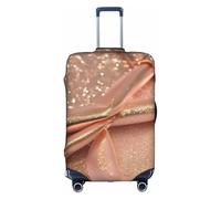 NBAGHPQ Rose Gold Glitter Print Universal Stylish Suitcase Cover Elastic Washable Anti Scratch Luggage Protector