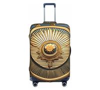 NBAGHPQ Sun Old Egyptian Timeless Grace Print Universal Stylish Suitcase Cover Elastic Washable Anti Scratch Luggage Protector
