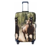 NBAGHPQ Three Running Horses Print Double Sided Elastic Protection Universal Suitcase Cover Unique Luggage Protector