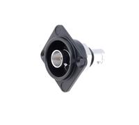 NBB75DFIB coupling BNC socket, shielded on both sides 75Ω black Neutrik
