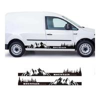 NBBEAFRQ 2PCS Car Stickers Vinyl Decals,Fit for VW Caddy MK1 MK2 MK3 2 3 4 Maxi Kombi Camper Van Accessories
