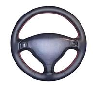 NBBEAFRQ Car Black Artificial Leather Steering, for Opel Astra G 1998-2007 Zafira A 1999-2005 Chevrolet Sail 2003 Accessories