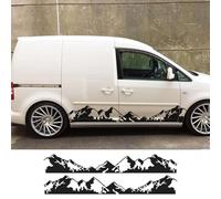 NBBEAFRQ Car Door Side Stickers Vinyl Decal,Fit for VW Caddy MK1 MK2 MK3 2 3 4 Maxi Kombi Camper Van Accessories