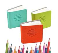 Nbbwwu 3pcs Small Sk-etch Books, Mini Sketchbook Set, Pocket Square Art Notebook, Tiny Travel Watercolor Book, Journal Notebook, Sketchbook For Artists Students Writers