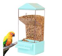Nbbwwu Automatic Bird Feeder for Cage - Smart Clear Bird Feeder Dispenser | Large Capacity Food Container, Anti Spill Cage Accessories for Backyard, Cockatiel, Finch, Squirrel