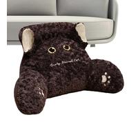 Nbbwwu Cat Back Rest Pillow - Stuffed Animal Pillow | Reading Pillows for Adults, Unique Animal Back Rest Pillows, Back Pillow Cushion, Cute Bed Rest Back Cushion