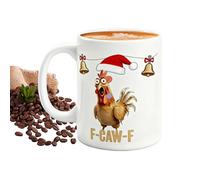 Nbbwwu Chicken Coffee Mug,Ceramic Breakfast Cup - Tea Mug - for Men Women Home Work Morning Routine Relaxing Moments Weekend Leisure Birthday Party
