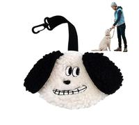 Nbbwwu Dog Poop Holder | Funny Dog Bags Dispenser Zippered Pouch - Refillable Dog Waste Bag Holder, Multifunctional Small Dog Bag Carrier, Dog Poop Bag Dispenser for Outdoor Dog Use