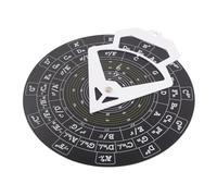 Nbbwwu Guitar Theory - Music Theory Poster Wall-Mounted | Book Portable Assistant Wheel for Beginners Practice Melody Instrument Adults