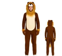 Nbbwwu Lion Onesie Adult | Lion Cosplay Costume - Animal Onesie for Women Men Halloween Party Theater Production Comic Convention Holiday Celebration