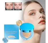 Nbbwwu Makup Foundation Cushion | Moisturizing Foundation Air Cushion Long-Lasting,Brightening Makeup Concealing Cream for School Traveling Party Business Trip Camping