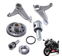 Nbbwwu Motorcycle Racing Camshaft And Rocker Arm Kit - Alloy Racing Roller Rocker Arm Set | Automotive Replacement Supplies for Modification Rider Equipment Bike Restoration Restorer