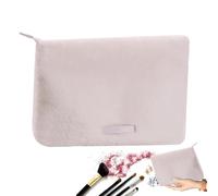 Nbbwwu Puffy Makeup Bag, Portable Large Capacity Makeup Pouch Travel Toiletry Bag for Women, Zippered Trendy Makeup Bag Makeup Travel Organizer Travel Makeup Bag for Women