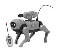 Nbbwwu Robotic Dog - Smart Interactive Robotic Dog Walking Pets - Hands-On Assembly Set for Children's Day Birthday Kids Boys Girls Preschool Classroom Garden Yard Travel Indoor