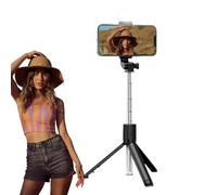 Nbbwwu Selfie Stick | Extendable Phone Stick with Wireless Remote | Travel Tripod for Most Phones for Photograph, Live Streaming, Video Recording