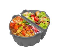 Nbbwwu Slow Cooker Divider Insert,Oval Shape Dishwasher Safe | Reusable Silicone Slow Cook Pot Divider,for Family Gathering Celebration Banquet Party Dinner