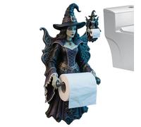 Nbbwwu Toilet Roll Holder Wall Mounted - Witch Toilet Paper Holder,Decoration Organizer Bathroom Accessory for Cabinet Shower Rv Home Restroom