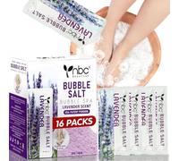 nbc BeautiLab Bubble Foot Bath, Foot Soak for Tired & Dry Cracked Feet, Odor Foot and Softens Calluses, 16 Packs A Box, Lavender Scent