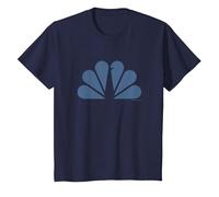 NBC Monochromatic Logo Premium T-Shirt T-Shirt, Youth, Navy Blue, 3T