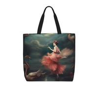 NBCCDVSH Beach Tote Bag for Women Grocery Bag Reusable Aesthetic Shopping Bags A night of miracles and magic Handbag