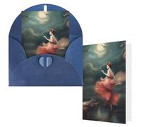 NBCCDVSH Thinking of You Card with Envelopes A night of miracles and magic Greeting Card 4x6 Notecards Happy Birthday Cards Wedding Blank Thank You Cards Baby Shower All Occasion GreetingCards