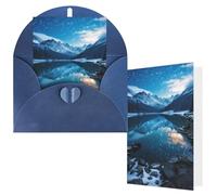 NBCCDVSH Thinking of You Card with Envelopes starry winter night Greeting Card 4x6 Notecards Happy Birthday Cards Wedding Blank Thank You Cards Baby Shower All Occasion GreetingCards