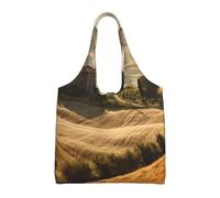 NBCCDVSH View of Typical Tuscany Landscape Canvas Tote Bag for Women Grocery Bag Reusable Aesthetic Shopping Bags Beach Handbag