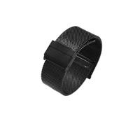 NBCNZCTSAS 12/14/16/18/20/22mm Watch Strap Metal Mesh Stainless Steel Wristwatch Band Women Men Bracelet Fashion(Nero,12mm)