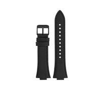 NBCNZCTSAS 12mm Convex Mouth Nylon Watchband Fit For Tissot PRX Series Strap Super Player T137.407/410 Nylon Men Wristband Bracelet(Black bk)