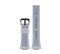 NBCNZCTSAS 16mm Silicone Men Watchband Fit For Casio Fit For G-Shock GA-110 GM-110GB GA-110 GA-100 GA-120 Resin silicone Rubber watch strap accessories(White black)