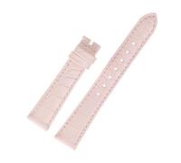 NBCNZCTSAS 17MM Watch Band Pink Fit For Swarovski 5547642 5452498 5452501 Watch Strap Green Blue Water Ghost Women's Premium Leather Wristband(Pink-no clasp)