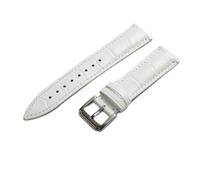 NBCNZCTSAS 18mm 20mm 22mm 24mm Leather Watch Band Watch Strap With Leather Straps Fit For Samsung Galaxy Gear S3 Fit For Galaxy 42mm 46mm(Silver -white,13mm)