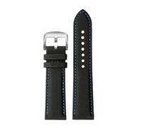 NBCNZCTSAS 20 21m 22mm Quick release Fit For Meidu M005 M021 Fit For seiko Fit For omega Fiber nylon watch strap Black orange watchband Men accessories(Black Blue silver A,21mm)