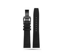 NBCNZCTSAS 20mm 21mm 22mm Nylon Canvas Fabric Watch Band Fit For Iwc Pilot Spitfire Timezone Top Gun Strap Folding Clasp Belts Wristwatch Strap(Black bk K01,22mm)
