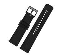 NBCNZCTSAS 20MM 22MM 24MM Nylon Watch Band Fit For Seiko Fit For Casio Fit For Mido Fit For Citizen Watch Strap Waterproof Sport Bracelet Canvas Universal Straps Black(Black-black bucke,20mm)