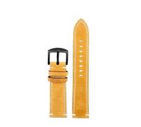 NBCNZCTSAS 20mm 22mm 24mm Style Universal Vintage Leather Watch Band Quick Release Pins Watch Strap Fit For Omega Fit For Rolex Fit For IWC Fit For Tissot Bracelet(Brown-black,22mm)