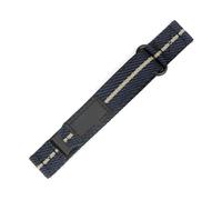 NBCNZCTSAS 20mm 22mm Nylon Watch Band Fit For Omega X S-watch Joint Moon Swatch Strap Quick Release Sport Watchband Bracelet For Men Women(Navy black khaki,20mm)