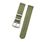 NBCNZCTSAS 20mm 22mm Nylon Watch Strap Premium Smooth Soft Nylon Sport Replacement Band Quick Release Universal Canvas Bracelet Watchband(A2.Military green,22mm)