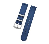 NBCNZCTSAS 20mm 22mm Nylon Watch Strap Premium Smooth Soft Nylon Sport Replacement Band Quick Release Universal Canvas Bracelet Watchband(A5.blue,22mm)